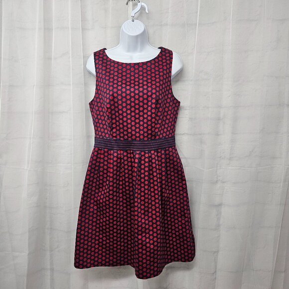The Limited Dresses & Skirts - The Limited Dress Polka Dot Red Blue Sleeveless Retro 10
